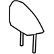 Toyota 71910-0A170-B0 Headrest, Gray, Front