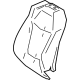Toyota 71551-0A070 Seat Back Pad, Passenger Side