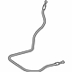 Toyota 72590-52050 Control Cable, Front Passenger Side
