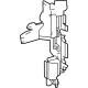 Toyota 16595-25290 Air Guide, Driver Side