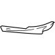 Toyota 61625-47060 Gutter Extension, Rear Passenger Side
