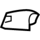 Toyota 61777-28030 Gutter Extension Retainer Bracket, Rear