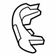 Toyota 53123-06190 Lower Molding, Passenger Side