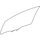 Toyota 68101-42440 Moveable Glass, Passenger Side