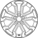 Toyota 42611-0A410 Wheel, Alloy