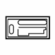 Toyota 69339-08020 Child Lock Label
