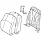 Toyota 71440-35A40-B5 Seat Back Assembly, Black, Driver Side