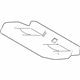 Toyota 71075-47711-B1 Cushion Cover, Gray, Rear