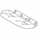 Toyota 71503-47210 Seat Cushion Pad, Rear