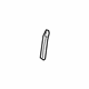 Toyota 53891-07010 Fender Liner Front Seal
