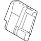 Toyota 71077-0E100-C2 Seat Back Cover, Black, Passenger Side