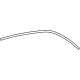 Toyota 75763-12110 Window Molding, Upper Passenger Side