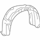 Toyota 53875-06120 Fender Liner, Passenger Side