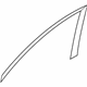 Toyota 75921-02180 Black Out Tape, Passenger Side