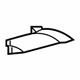 Toyota 55471-0C030-C0 Center Molding, Black