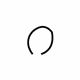 Toyota 77391-20030 Shield Retainer Ring, Outer