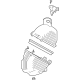 Toyota 17700-25210 Cleaner Assembly, Air