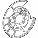 Toyota 46503-06110 Backing Plate, Passenger Side