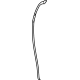 Toyota 67895-62010 Front Weatherstrip, Passenger Side