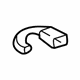 Toyota 73380-60220-B1 Outer Buckle, Gray, Inner Driver Side