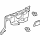 Toyota 62513-06020-A0 Lower Quarter Trim, Passenger Side
