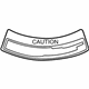 Toyota 42668-12070 Spare Tire Label