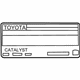 Toyota 11298-28590 Emission Label
