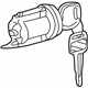 Toyota 69057-52090 Ignition Lock Cylinder