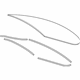 Toyota 64801-07020 Back Glass, Rear