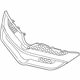 Toyota 53111-52460-C0 Upper Grille, Front