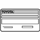 Toyota 11298-21110 Emission Label