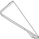 Toyota 76897-0C020 Side Spoiler, Passenger Side