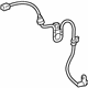Toyota 89546-0E040 Rear Speed Sensor, Driver Side