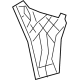 Toyota 52591-02370 Side Support, Passenger Side