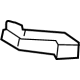 Toyota 52562-02300 Side Retainer, Rear Passenger Side