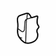 Toyota 82623-47010 Wire Harness Cover, Lower