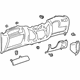 Toyota 55303-52902-B4 Instrument Panel, Gray, Lower