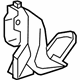 Toyota 87220-04020 Side Duct, Center Passenger Side