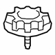 Toyota 51931-76010 Spare Retainer