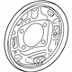 Toyota 47043-74010 Backing Plate, Rear Passenger Side