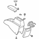 Toyota 58910-12560-B0 Center Console, Rear