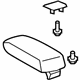 Toyota 58905-12700-B0 Lid Assembly