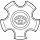 Toyota PT413-34090-PA Center Cap, Aluminum