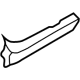 Toyota SU003-10656 Hinge Pillar Extension, Lower Passenger Side