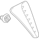 Toyota 75611-12430 Vent, Front Passenger Side Outside