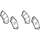 Toyota 04466-47071 Brake Pads, Rear