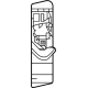 Toyota 73034-08020-A0 Anchor Plate, Driver Side