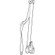 Toyota 73210-62020-A1 Belt & Retractor, White, Passenger Side