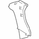 Toyota 81497-47030 Trim Cover, Passenger Side