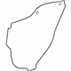 Toyota 67841-42010 Cover, Rear